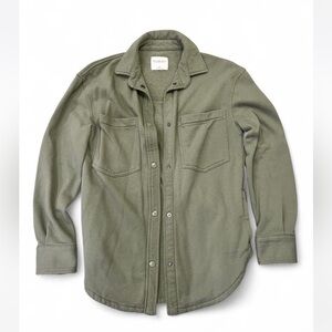 Abercrombie & Fitch Sage Green Shirt Jacket